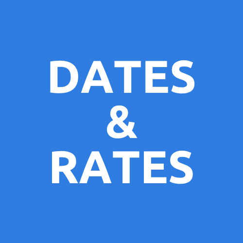 Dates & Rates